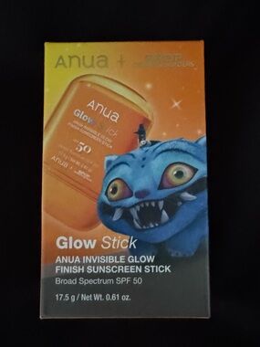 Anua Glow Stick Invisible Glow Finish Sunscreen Stick SPF 50 - Orange